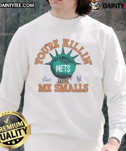 Nice The Sandlot x New York Mets sweatshirt featuring a vintage design, perfect for baseball fans and nostalgic style.