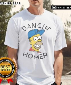 Alt Text: Dancin' Homer T-Shirt featuring The Simpsons design, perfect for fans of the iconic animated series.