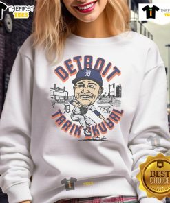Nice Tigers Tarik Skubal signature sweatshirt featuring bold graphics and a stylish design for fans.