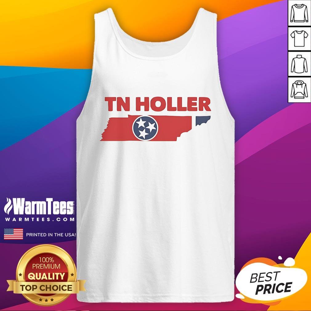 Nice Tn Holler Tennessee State Tank Top Stylish Nice TN Holler tank top featuring Tennessee state design, perfect for summer wear and showcasing local pride.