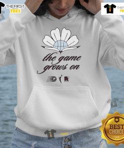 Cozy Nice Toronto Tempo hoodie featuring 'The Game Grows On' design, perfect for casual style and sports enthusiasts.