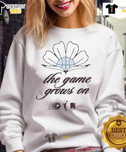 Alt Text: Cozy 'Nice Toronto Tempo The Game Grows On' sweatshirt featuring a vibrant design, perfect for fans and casual wear.
