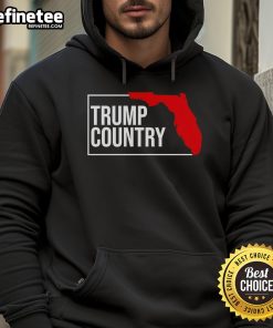 Florida State hoodie featuring a stylish 'Nice Trump Country' design, perfect for fans of Florida and Trump merchandise.