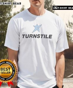 Nice Turnstile C-Star T-Shirt featuring vibrant colors and logo, perfect for fans of the band and stylish streetwear.