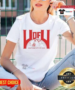 Stylish ladies' tee featuring a Nice Utah Salt Lake City USA design, perfect for casual outings and showcasing local pride.