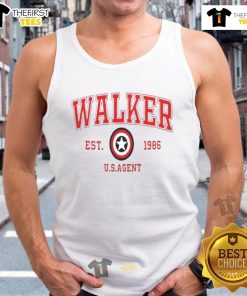Nice Walker Est 1996 US Agent Tank Top featuring a bold graphic design, perfect for casual summer wear.