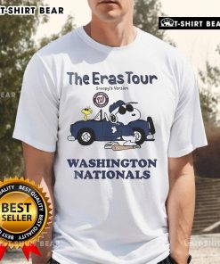 Nice Washington Nationals The Eras Tour Snoopy T-Shirt featuring playful Snoopy graphics and team colors for fans.