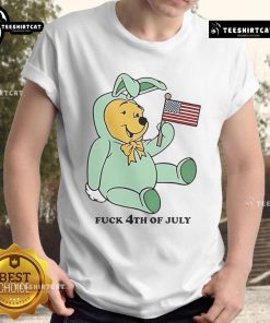 Funny Winnie Pooh 4th of July 2025 T-shirt featuring a playful design for holiday celebrations and summer fun.