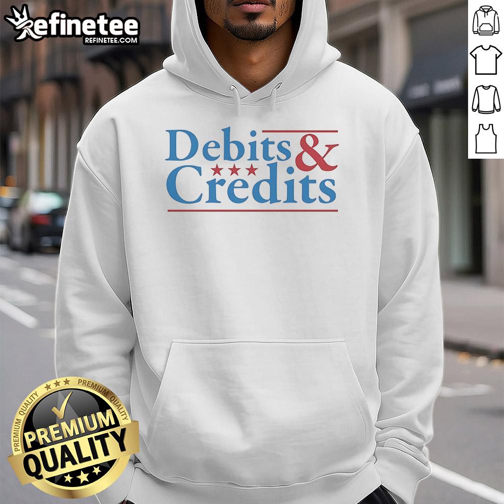 Officail Debits And Credits Logo Hoodie Official Debits and Credits Logo Hoodie showcasing a stylish design perfect for finance enthusiasts.