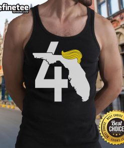 Official 47th President Donald Trump Florida State tank top featuring vibrant design and patriotic colors.