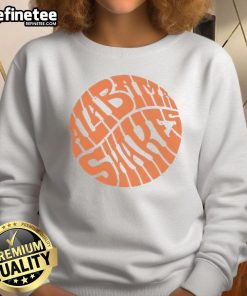Official Alabama Shakes circle logo sweatshirt featuring a vibrant design and comfortable fit for fans of the band.