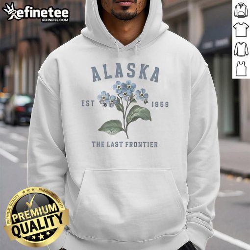Official-Alaska-The-Last-Frontier-Forget-Me-Not-Flower-Graphic-Hoodie