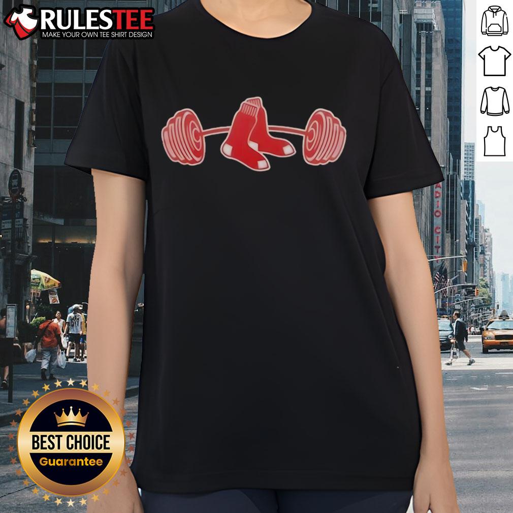 Official Alex Cora Gym Red Sox Look Stronger Ladies Tee Official Alex Cora Gym Red Sox Look Stronger Ladies Tee in vibrant red, perfect for fans and fitness enthusiasts.