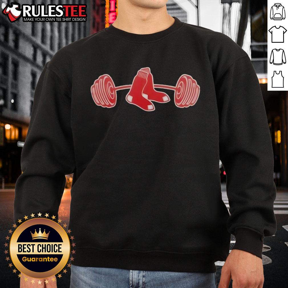 Official Alex Cora Gym Red Sox Look Stronger Sweatshirt Official Alex Cora Gym Red Sox Look Stronger Sweatshirt in red, featuring team logo and athletic design for fans.