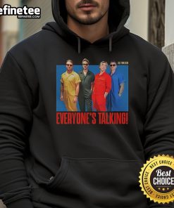 Official All Time Low Everyone's Talking Hoodie featuring bold graphics and a stylish design for fans of the band.