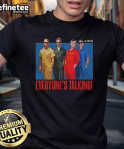 Alt Text: Official All Time Low Everyone's Talking T-Shirt featuring vibrant design and band logo, perfect for fans and collectors.