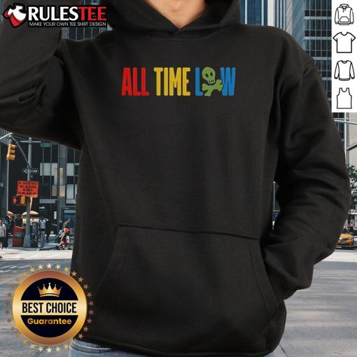 Alt Text: Official All Time Low Logo 2025 Hoodie featuring bold logo design, perfect for fans and casual wear.