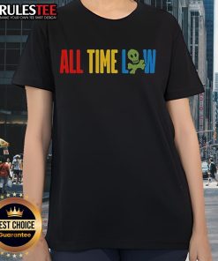 Official All Time Low Logo 2025 Ladies Tee featuring a stylish design perfect for fans of the band.