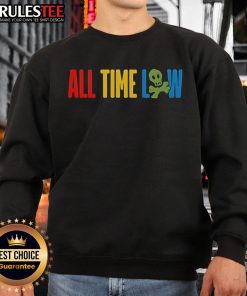 Official All Time Low Logo 2025 Sweatshirt featuring a bold graphic design and comfortable fit for fans.