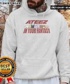 Official Aniteez Ateez In Your Fantasy Tour Hoodie featuring vibrant design and tour logo, perfect for fans.