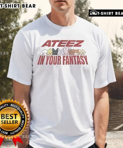 Official Aniteez Ateez In Your Fantasy Tour T-Shirt featuring vibrant designs and tour-themed graphics for fans.