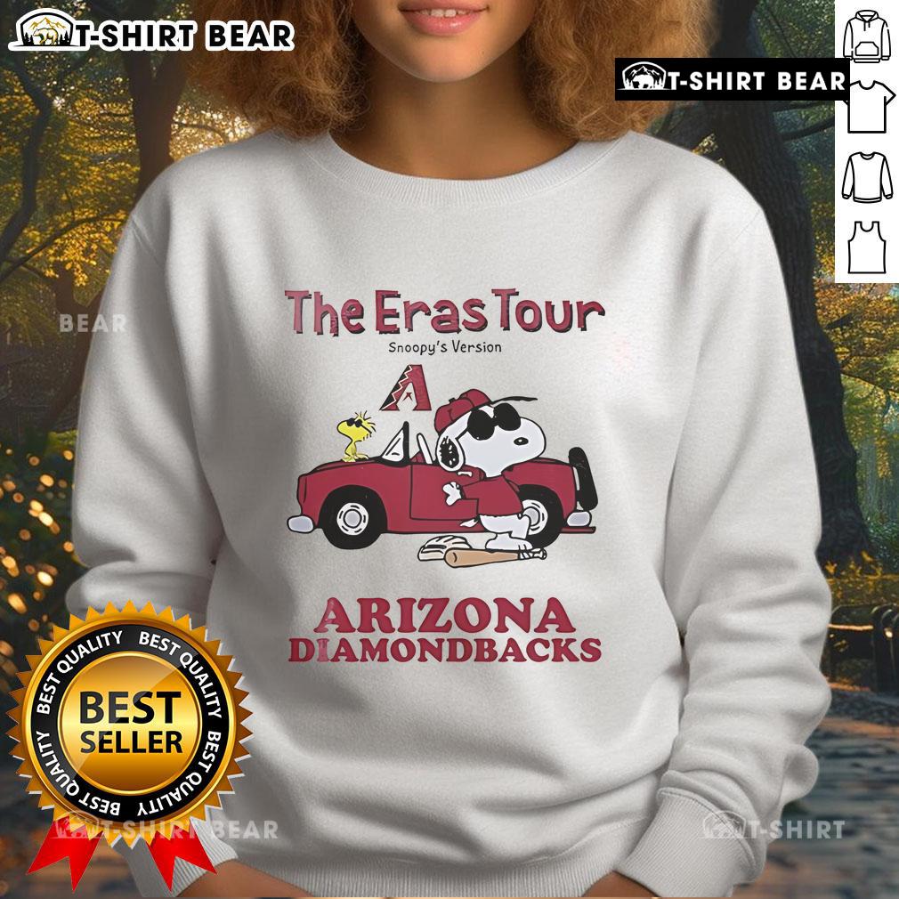 Official Arizona Diamondbacks The Eras Tour Snoopy Sweatshirt Official Arizona Diamondbacks The Eras Tour Snoopy sweatshirt featuring vibrant graphics and cozy design for fans.