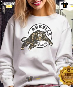 Official Arkells Hamilton Ti-Cat Rally Sweatshirt featuring team colors and logo, perfect for fans and events.