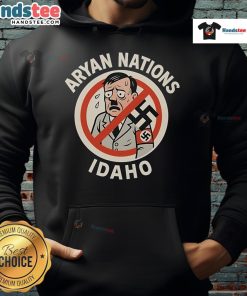 Official Aryan Nations Idaho hoodie honoring two firefighters who lost their lives in the line of duty.