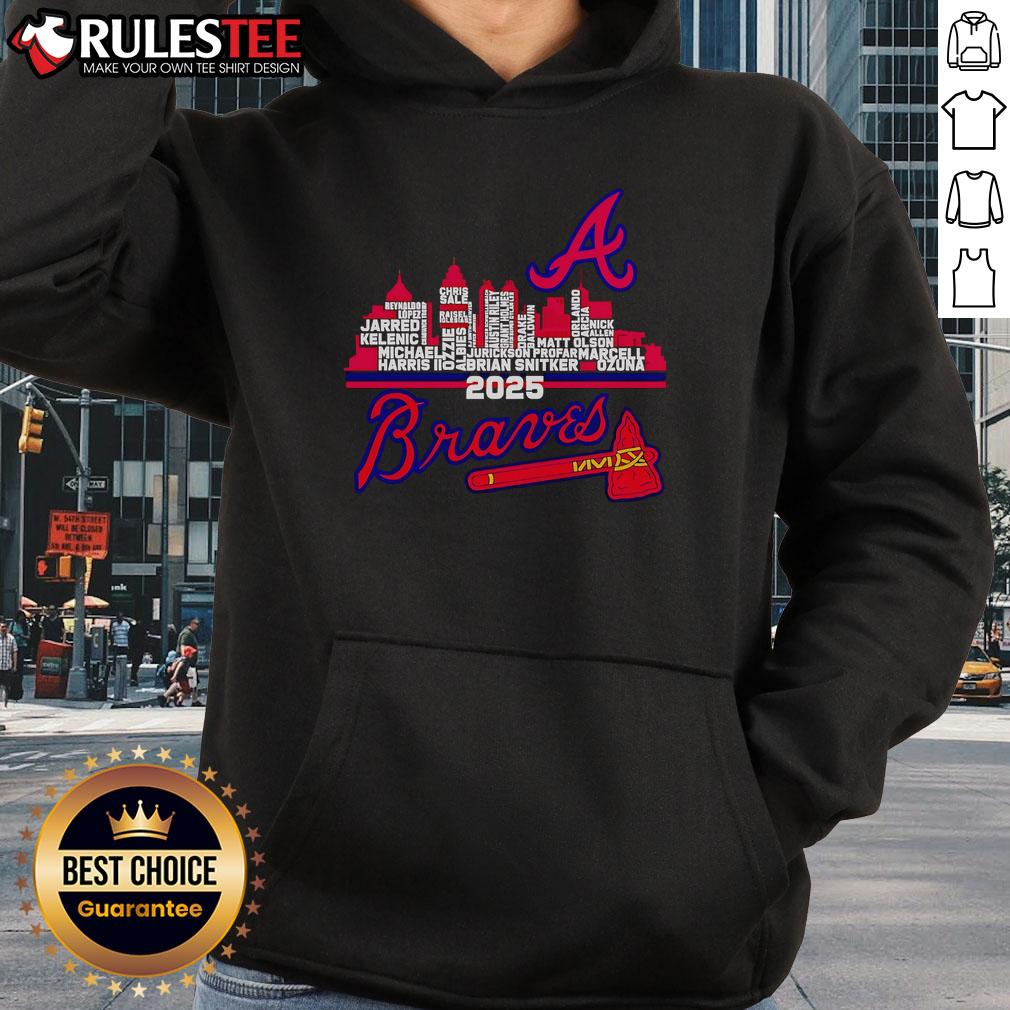 Official Atlanta Braves 2025 Skyline Name Hoodie Official Atlanta Braves 2025 Skyline Name Hoodie featuring team colors and logo, perfect for fans and stylish wear.