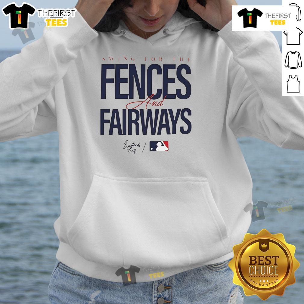 Official Atlanta Braves Eastside Golf 2025 MLB Swing For The Fences And Fairways Hoodie Alt Text: Official Atlanta Braves Eastside Golf 2025 MLB hoodie featuring a stylish design for fans and golf enthusiasts.