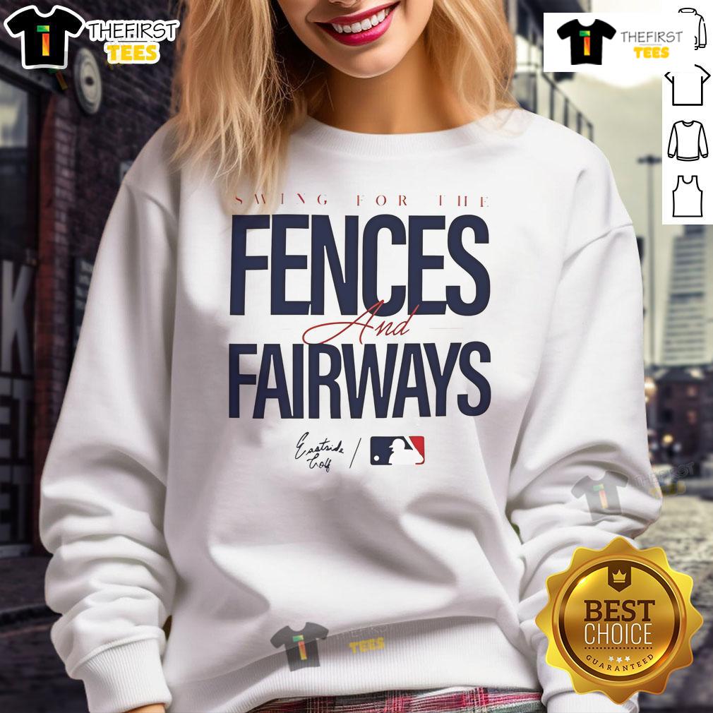 Official Atlanta Braves Eastside Golf 2025 MLB Swing For The Fences And Fairways Sweatshirt Official Atlanta Braves Eastside Golf 2025 MLB sweatshirt featuring a stylish design for fans and golfers alike.