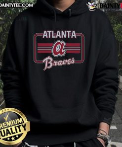 Official Atlanta Braves Fanfare Hoodie featuring team logo and vibrant colors, perfect for fans and game day wear.
