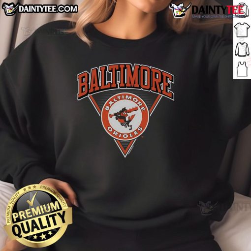 Alt Text: Official Baltimore Orioles Change Up sweatshirt featuring team logo and stylish design for fans and athletes.
