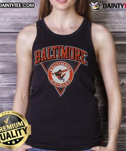 Official Baltimore Orioles Change Up Tank Top featuring team colors and logo, perfect for fans and summer wear.