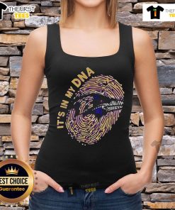 Official Baltimore Ravens In My DNA logo tank top featuring bold team colors and design for passionate fans.