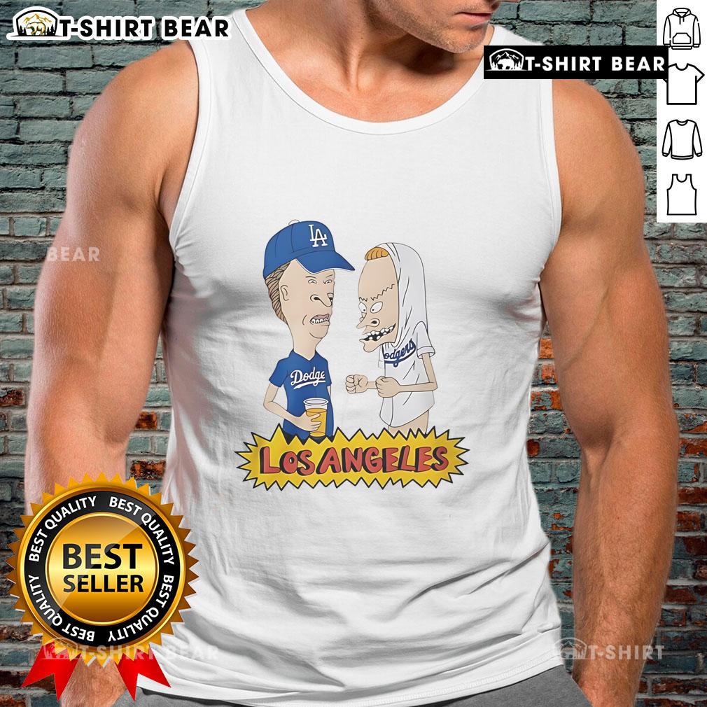Official Beavis And Butt Head Los Angeles Dodgers Tank Top Official Beavis and Butt-Head Los Angeles Dodgers tank top featuring vibrant graphics and a comfortable fit.