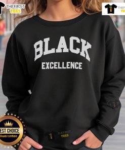Official Black Excellence Sweatshirt featuring a bold design, perfect for celebrating heritage and style.
