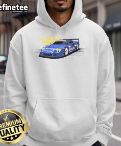 Official Blue Corsa Hoodie featuring a stylish design, perfect for casual wear and motorsport enthusiasts.