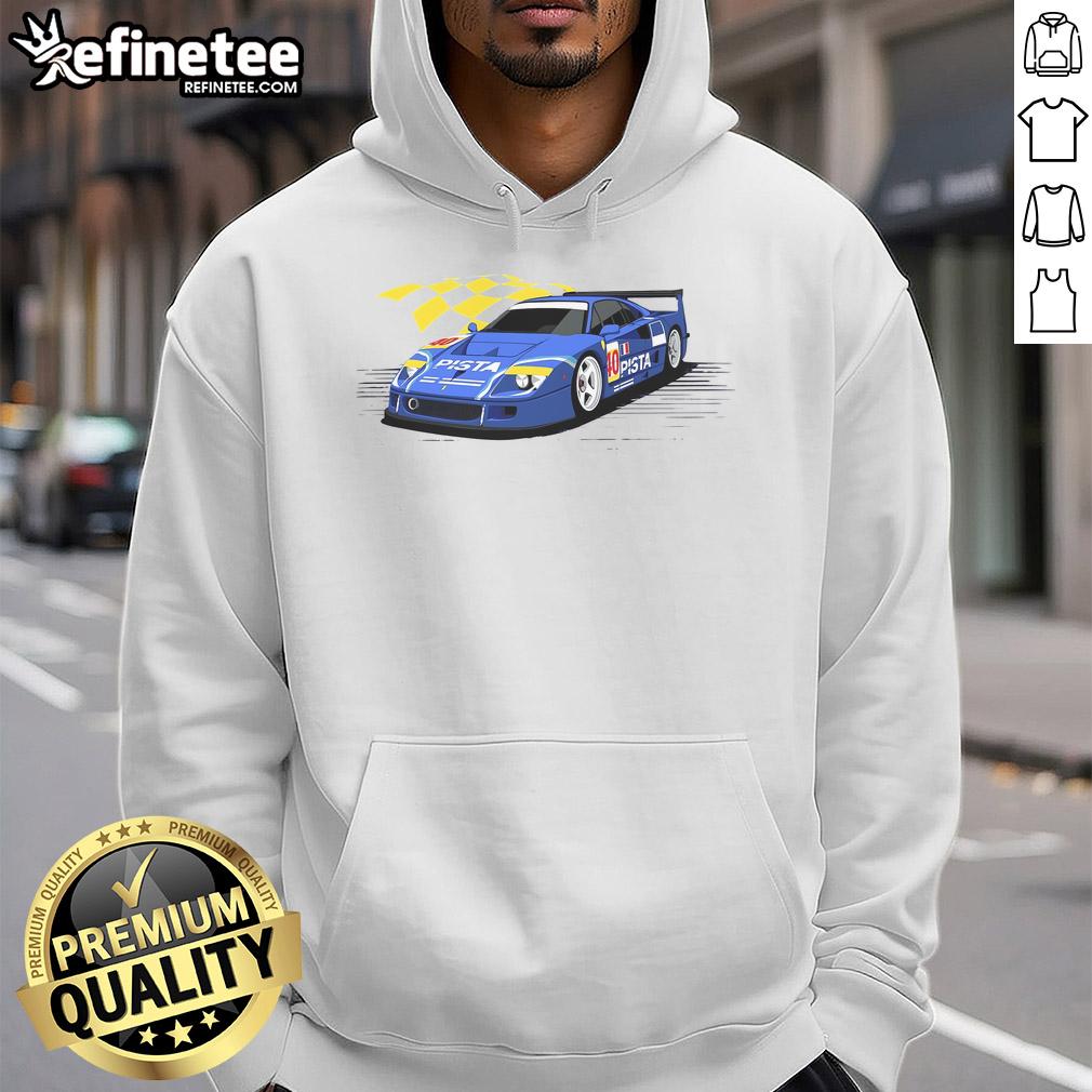Official Blue Corsa Hoodie Official Blue Corsa Hoodie featuring a stylish design, perfect for casual wear and motorsport enthusiasts.