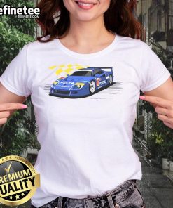Official Blue Corsa Ladies Tee featuring a stylish design, perfect for casual wear and motorsport enthusiasts.
