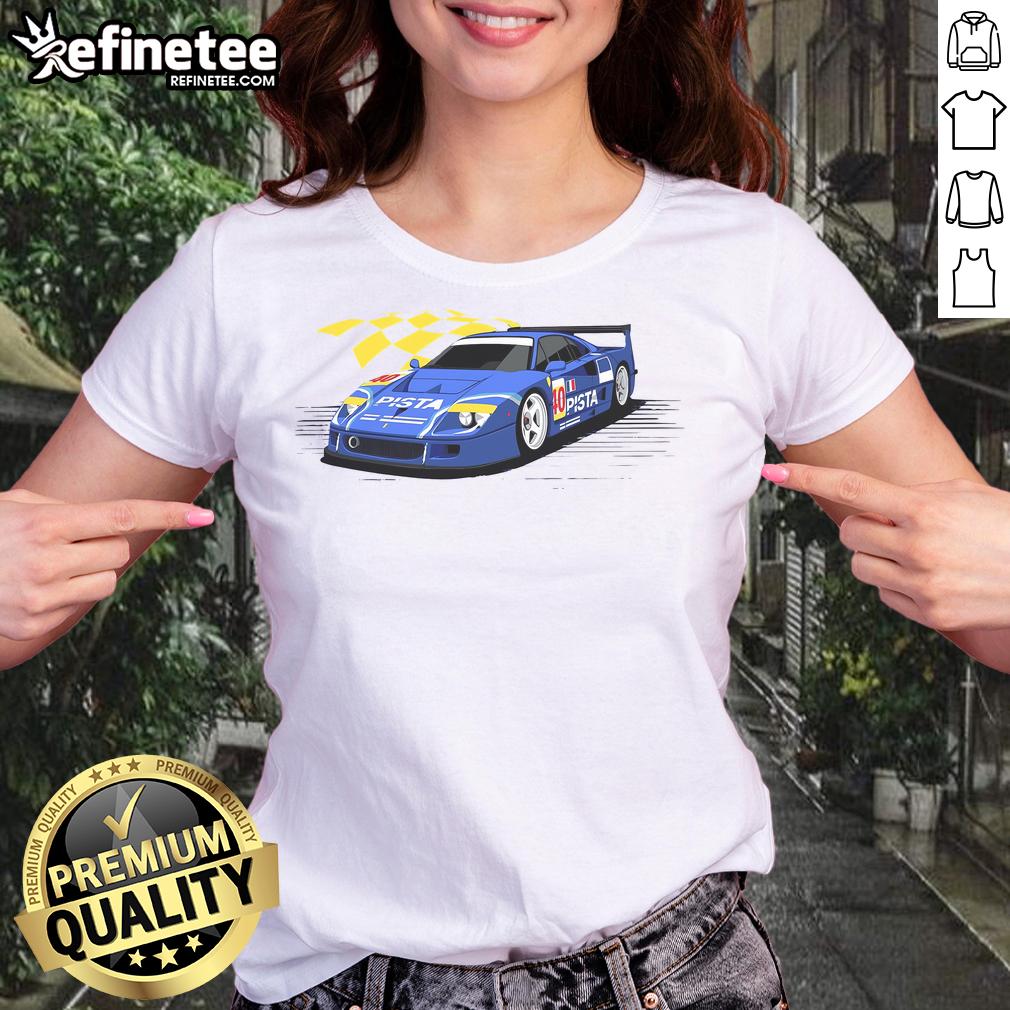 Official Blue Corsa Ladies Tee Official Blue Corsa Ladies Tee featuring a stylish design, perfect for casual wear and motorsport enthusiasts.