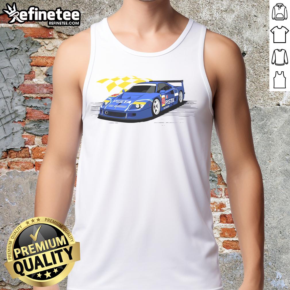 Official Blue Corsa Tank Top Official Blue Corsa Tank Top featuring a sleek design, perfect for casual wear and summer outfits.
