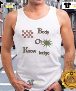 Official Body of Knowledge Tank Top featuring a stylish design, perfect for casual wear and showcasing knowledge pride.