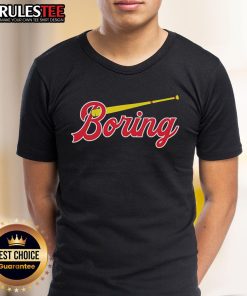 Official Boring Chicago Cubs T-Shirt featuring the team's logo in classic design for fans and collectors.