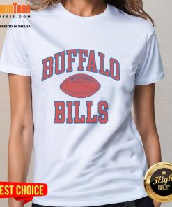 Official Buffalo Bills Gridiron Ladies Tee featuring team colors and logo, perfect for female fans.