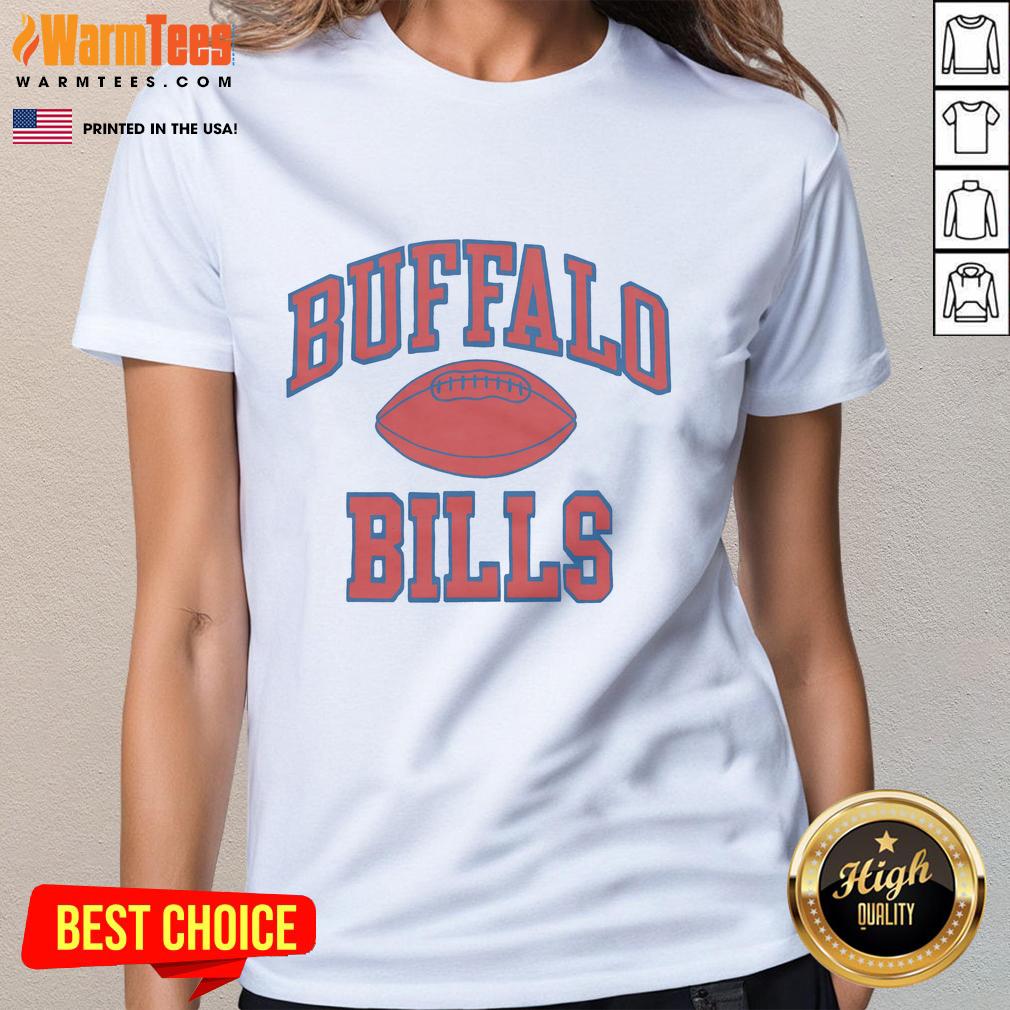 Official Buffalo Bills Gridiron Ladies Tee Official Buffalo Bills Gridiron Ladies Tee featuring team colors and logo, perfect for female fans.