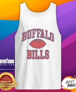 Official Buffalo Bills Gridiron Tank Top featuring team colors and logo, perfect for fans showing support on game day.