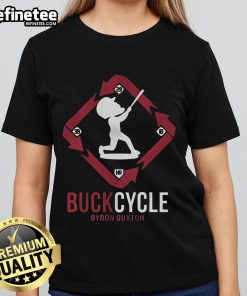 Official Byron Buxton Minnesota Twins BuckCycle Ladies Tee featuring vibrant team colors and stylish design.