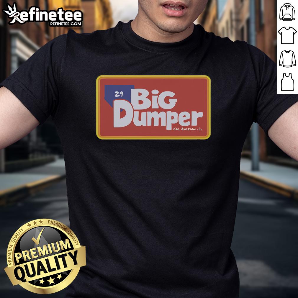 Official Cal Raleigh Big Dumper Dugout House Logo Cal Raleigh T Shirt Alt Text: Cal Raleigh Big Dumper Dugout House logo t-shirt featuring vibrant design, perfect for Seattle Mariners fans.