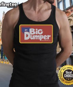 Alt Text: Official Cal Raleigh Big Dumper Dugout House logo on a stylish tank top, perfect for baseball fans.